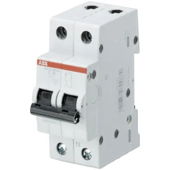 ABB SH201M-D2NA | Автоматичен прекъсвач | 1P+N, 2A, крива D, 10kA