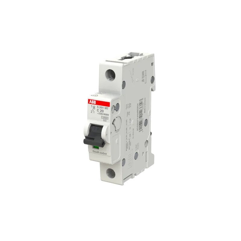 ABB S201MT-C20 | Автоматичен прекъсвач | 1P, 20A, крива C, 10kA ABB S201MT-C20 | Автоматичен прекъсвач | 1P, 20A, крива C, 10kA
