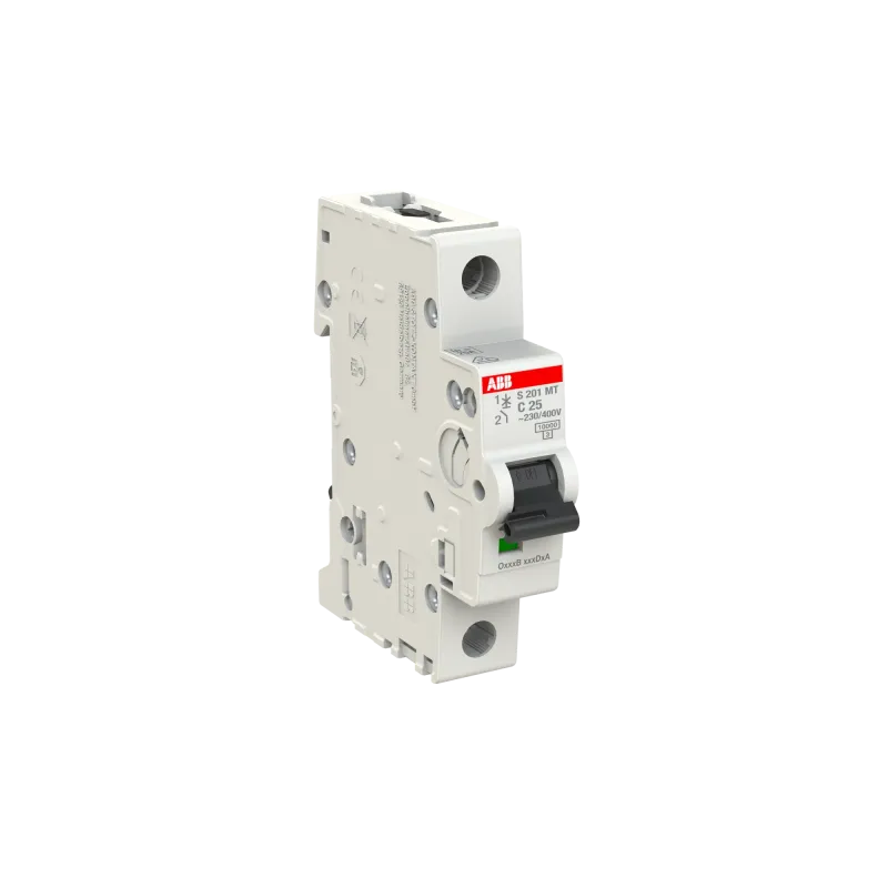 ABB S201MT-C25 | Автоматичен прекъсвач | 1P, 25A, крива C, 10kA ABB S201MT-C25 | Автоматичен прекъсвач | 1P, 25A, крива C, 10kA