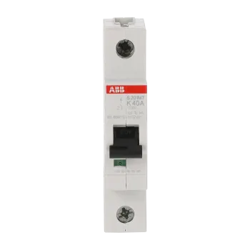 ABB S201MT-K40 | Автоматичен прекъсвач | 1P, 40A, крива K, 10kA