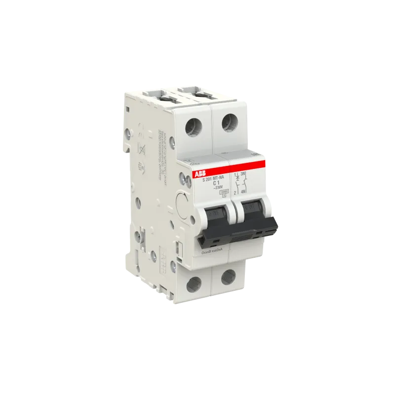 ABB S201MT-C1NA | Автоматичен прекъсвач | 1P+N, 1A, крива C, 10kA