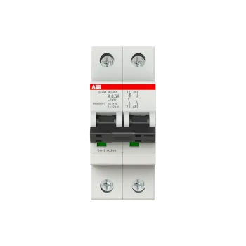 ABB S201MT-K0,5NA | Автоматичен прекъсвач | 1P+N, 0.5A, крива K, 10kA