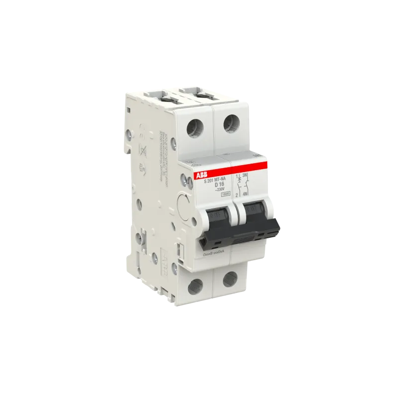 ABB S201MT-D16NA | Автоматичен прекъсвач | 1P+N, 16A, крива D, 10kA