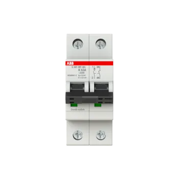 ABB S201MT-K63NA | Автоматичен прекъсвач | 1P+N, 63A, крива K, 10kA