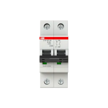 ABB S201MT-D63NA | Автоматичен прекъсвач | 1P+N, 63A, крива D, 10kA
