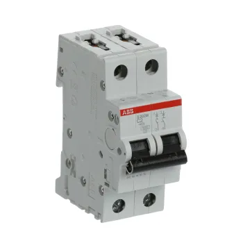 ABB S202M-C2 | Автоматичен прекъсвач | 2P, 2A, крива C ABB S202M-C2 | Автоматичен прекъсвач | 2P, 2A, крива C