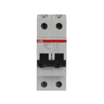 ABB S202M-D6 | Автоматичен прекъсвач | 2P, 6A, крива D