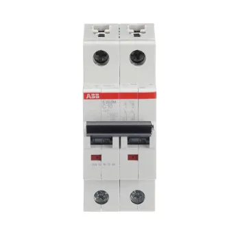 ABB S202M-C10 | Автоматичен прекъсвач | 2P, 10A, крива C