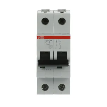 ABB S202M-C13 | Автоматичен прекъсвач | 2P, 13A, крива C