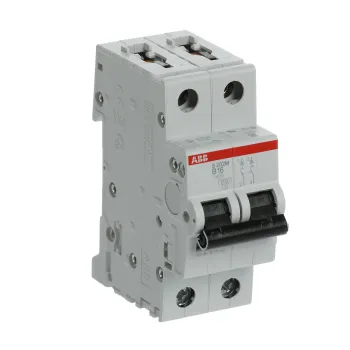 ABB S202M-B16 | Автоматичен прекъсвач | 2P, 16A, крива B