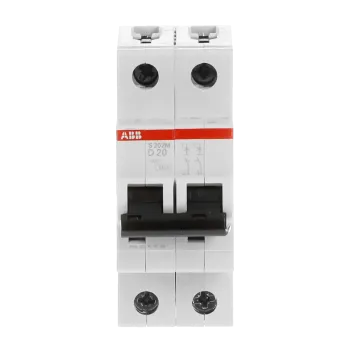 ABB S202M-D20 | Автоматичен прекъсвач | 2P, 20A, крива D