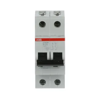 ABB S202M-B20 | Автоматичен прекъсвач | 2P, 20A, крива B