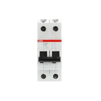 ABB S202M-D25 | Автоматичен прекъсвач | 2P, 25A, крива D