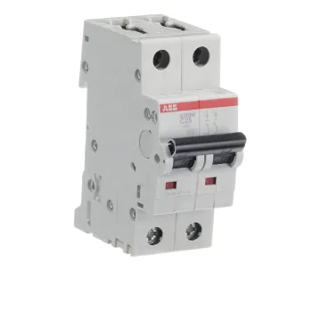 ABB S202M-C25 | Автоматичен прекъсвач | 2P, 25A, крива C ABB S202M-C25 | Автоматичен прекъсвач | 2P, 25A, крива C