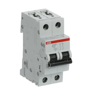 ABB S202M-B25 | Автоматичен прекъсвач | 2P, 25A, крива B