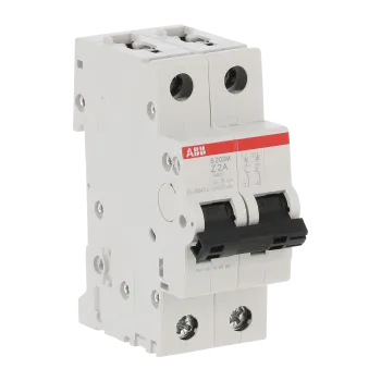 ABB S202M-Z2 | Автоматичен прекъсвач | 2P, 2A, крива Z ABB S202M-Z2 | Автоматичен прекъсвач | 2P, 2A, крива Z