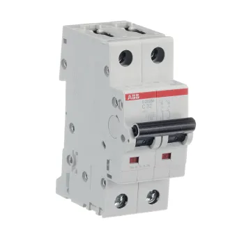 ABB S202M-C32 | Автоматичен прекъсвач | 2P, 32A, крива C ABB S202M-C32 | Автоматичен прекъсвач | 2P, 32A, крива C