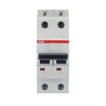 ABB S202M-C32 | Автоматичен прекъсвач | 2P, 32A, крива C