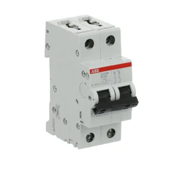 ABB S202M-K4 | Автоматичен прекъсвач | 2P, 4A, крива K ABB S202M-K4 | Автоматичен прекъсвач | 2P, 4A, крива K