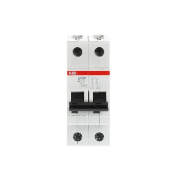 ABB S202M-D40 | Автоматичен прекъсвач | 2P, 40A, крива D