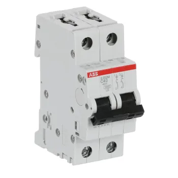 ABB S202M-C40 | Автоматичен прекъсвач | 2P, 40A, крива C ABB S202M-C40 | Автоматичен прекъсвач | 2P, 40A, крива C