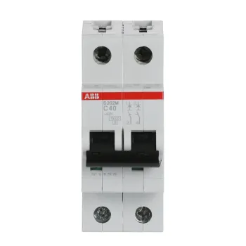 ABB S202M-C40 | Автоматичен прекъсвач | 2P, 40A, крива C