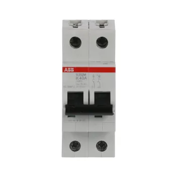 ABB S202M-K40 | Автоматичен прекъсвач | 2P, 40A, крива K
