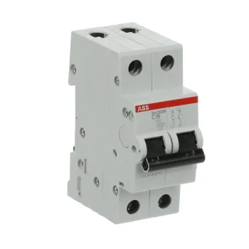 ABB SH202M-C16 | Автоматичен прекъсвач | 2P, 16A, крива C ABB SH202M-C16 | Автоматичен прекъсвач | 2P, 16A, крива C