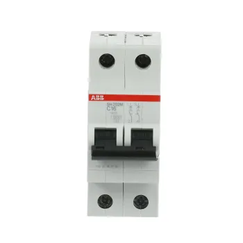 ABB SH202M-C16 | Автоматичен прекъсвач | 2P, 16A, крива C