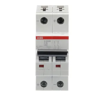ABB S202M-C6UC | Автоматичен прекъсвач | 2P, 6A, крива C