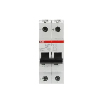 ABB S202M-C20UC | Автоматичен прекъсвач | 2P, 20A, крива C