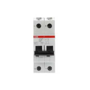 ABB S202M-C25UC | Автоматичен прекъсвач | 2P, 25A, крива C