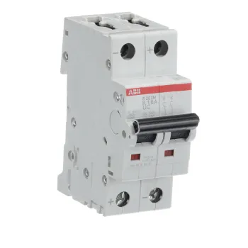 ABB S202M-K1.6UC | Автоматичен прекъсвач | 2P, 1.6A, крива K ABB S202M-K1.6UC | Автоматичен прекъсвач | 2P, 1.6A, крива K