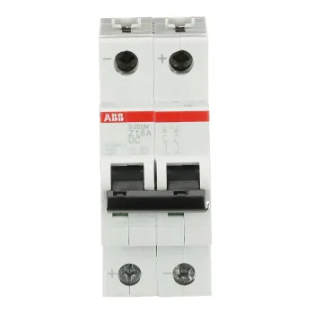 ABB S202M-Z1.6UC | Автоматичен прекъсвач | 2P, 1.6A, крива Z