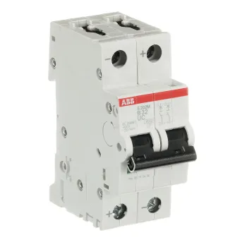 ABB S202M-B32UC | Автоматичен прекъсвач | 2P, 32A, крива B