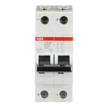 ABB S202M-B32UC | Автоматичен прекъсвач | 2P, 32A, крива B