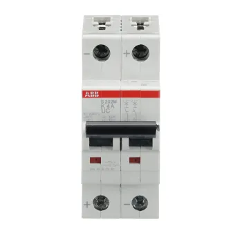 ABB S202M-K4UC | Автоматичен прекъсвач | 2P, 4A, крива K