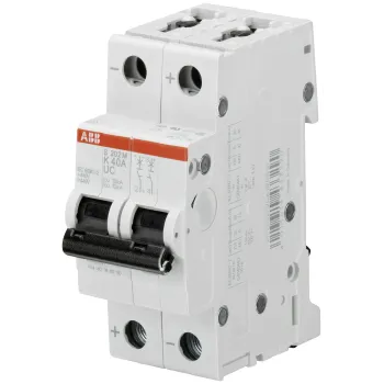 ABB S202M-K13UC | Автоматичен прекъсвач | 2P, 13A, крива K ABB S202M-K13UC | Автоматичен прекъсвач | 2P, 13A, крива K