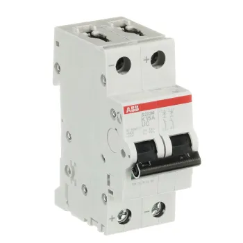 ABB S202M-K15UC | Автоматичен прекъсвач | 2P, 15A, крива K ABB S202M-K15UC | Автоматичен прекъсвач | 2P, 15A, крива K