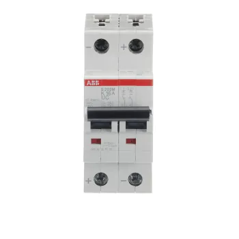 ABB S202M-K16UC | Автоматичен прекъсвач | 2P, 16A, крива K