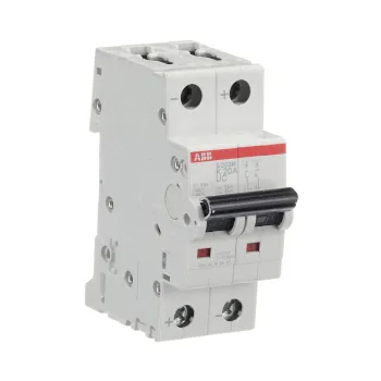 ABB S202M-K20UC | Автоматичен прекъсвач | 2P, 20A, крива K ABB S202M-K20UC | Автоматичен прекъсвач | 2P, 20A, крива K