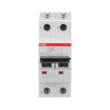 ABB S202M-K20UC | Автоматичен прекъсвач | 2P, 20A, крива K
