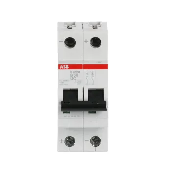ABB S202M-B50UC | Автоматичен прекъсвач | 2P, 50A, крива B