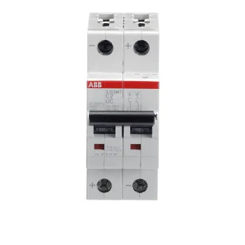 ABB S202MT-C2UC | Автоматичен прекъсвач | 2P, 2A, крива C