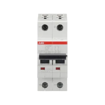 ABB S202MT-C10UC | Автоматичен прекъсвач | 2P, 10A, крива C