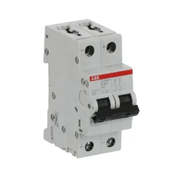 ABB S202MT-K6UC | Автоматичен прекъсвач | 2P, 6A, крива K