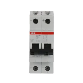 ABB S202MT-K6UC | Автоматичен прекъсвач | 2P, 6A, крива K