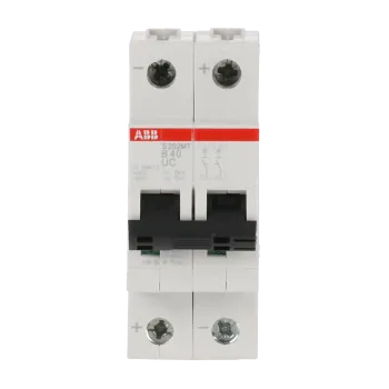 ABB S202MT-B40UC | Автоматичен прекъсвач | 2P, 40A, крива B