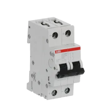 ABB S202MT-K63UC | Автоматичен прекъсвач | 2P, 63A, крива K