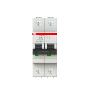 ABB ST202M-B3 | Автоматичен прекъсвач | 2P, 3A, крива B